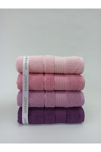 Özdilek Μοντέρνα Πετσέτα 4 Πακέτο - K. Lilac A. Lilac K. Pink A. Pink