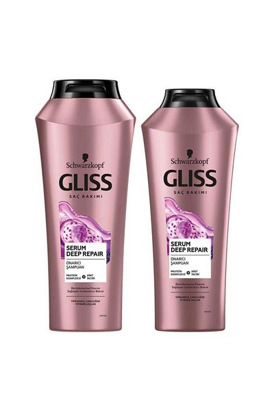 Gliss Serum Deep Repair - Repair Shampoo Set (500 ML & 360 ML)