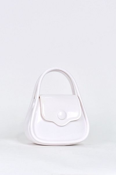 ELATAE Geantă crossbody din silicon cu curea de umăr pentru femei 26660
