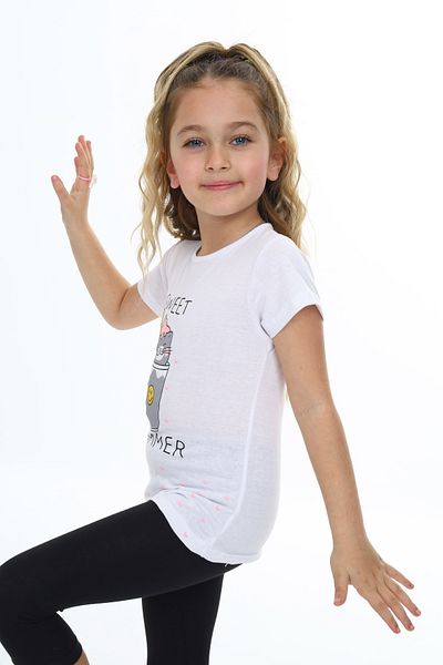e-çocuk Tricou imprimat Sweet Summer pentru fată - 0002