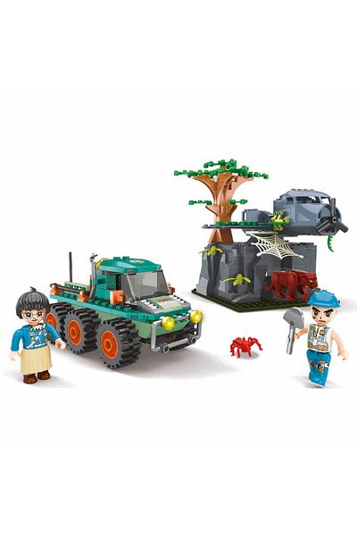 BLX Jungle 29609 Model Off-Road Vehicle and Animal Trap