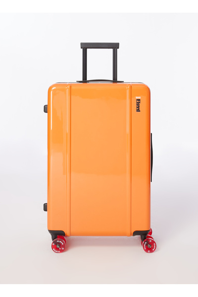 Floyd Turuncu Unisex 45x70x25 cm Çekçekli Sert Valiz Check In - Hot Orange
