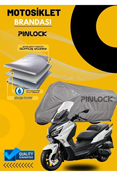 pinlock SYM JOYMAX Siyah Su Geçirmez Dayanıklı Motosiklet Brandası Çadır MİFL...