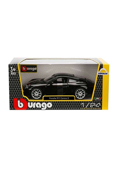 Burago 1:24 Porsche 911 Carrera S Model Car (Black)