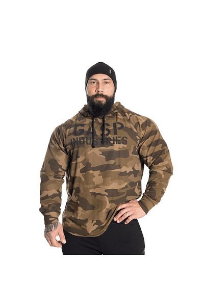 GASP L/S Thermal Hoodie, Πράσινο Camoprint