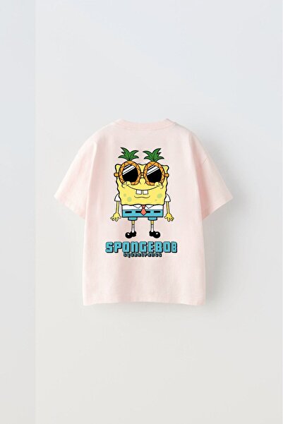 GIA - ART Šampione Spongebob Štampano roza dečja majica
