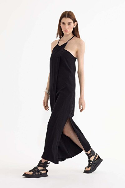 VDR Siyah Elbise 13245