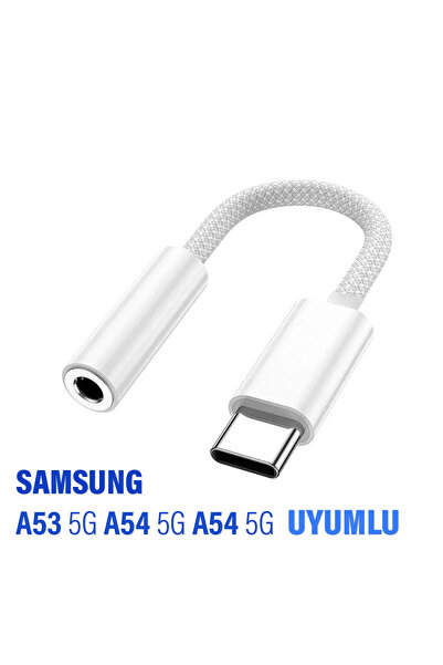 EXENAR محول سماعات سامسونج A53 A54 A54 من النوع C