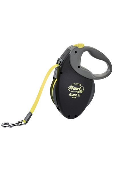 Flexi Neon Medium Size Giant m 8Meter Automatic Stripe Large Breed Dog Extension - Max 25kg