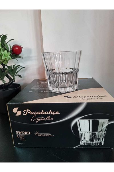 Paşabahçe Sword Crystallin Water Cup - 4 Pieces 335 CC (68504)