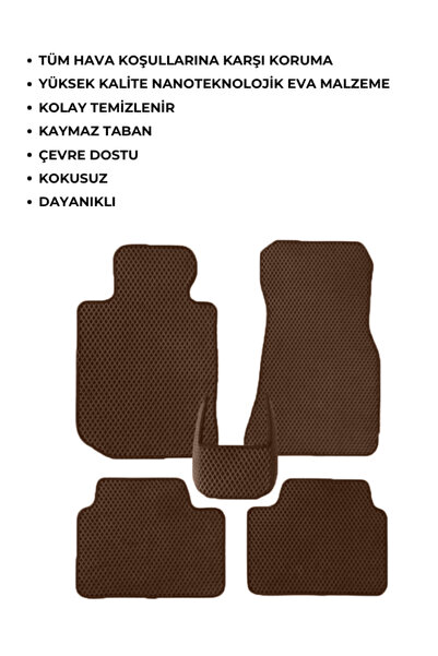 Genel Markalar Opel Corsa 1.7 (2003) Model Yeni Nesil Oto Paspas Kahverengi