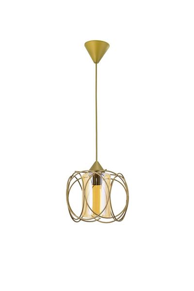 Lambadar Modern Sports Round Geometric Single Antique Balcam Metal Pendant Lamp Chandelier