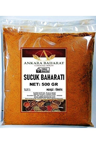 ankara baharat lokman hekim Sucuk Baharatı - 500 Gram - Karışım Harcı