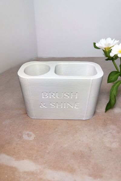 RocArt Home Βεντόνιο Διπλή θήκη οδοντόβουρτσας/ Θήκη για πινέλο μακιγιάζ