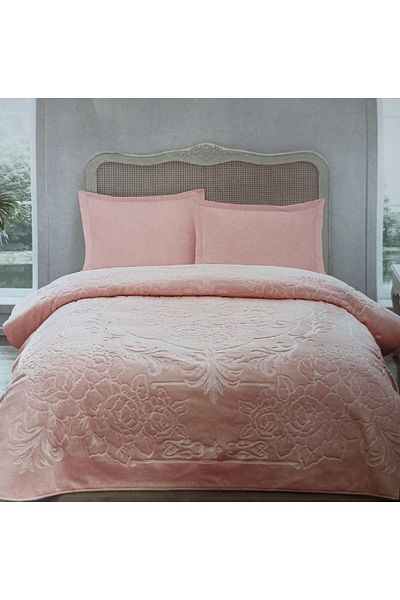 Özdilek Prestige Blanket Double - 220x240 Cm - salmon
