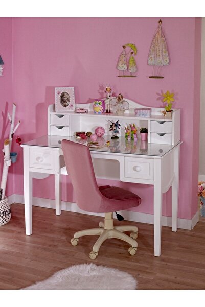 Meltem Classy Beyaz Genç Odası Çalışma Masası
