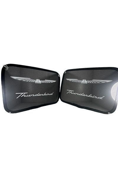 TKY 'Thunderbird' Printed Side Window Curtain Accessory - FITABLE FOR ALL AUTOS.