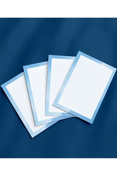 Grdall 4 قطع من لوحة مذكرة صغيرة مقاس A6 - لوحة ملاحظات، لوحة مذكرة، قائمة المهام، مخطط، قائمة المهام