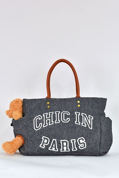 ELATAE Teddy Bear Detailed Shoulder Bag 17587