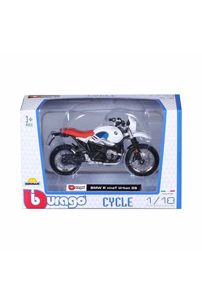 Sunman 1:18 Burago Motor - Bmw R Ninet Urban Gs