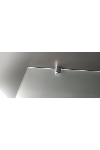 Fizzy Banyo ve WC Ayna Etejeri (Beyaz Satina Cam )