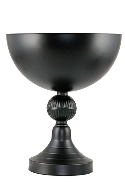 DEDE Black Metal Fruit Bowl - Metal Detailed