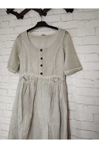 anne moda ankara Μακρύ αυθεντικό φόρεμα από 100% καθαρό βαμβάκι