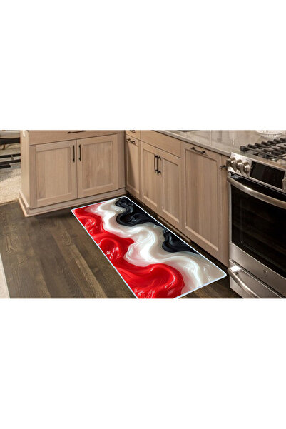 Colorix Carpet Kaymaz Taban Tezgah Önü Mutfak Paspası 75x150 cm No: 1243