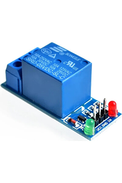 SANEC Tek Kanallı 5v Röle Modülü Tekli Röle Kartı 1 Kanal Arduino Relay