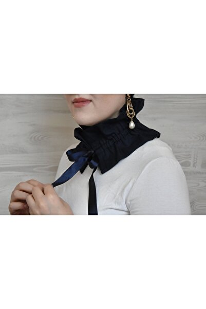 ARTİZİA Büzgülü Kurdeleli Boyunluk/seyyar Yaka Tesettür Aksesuar