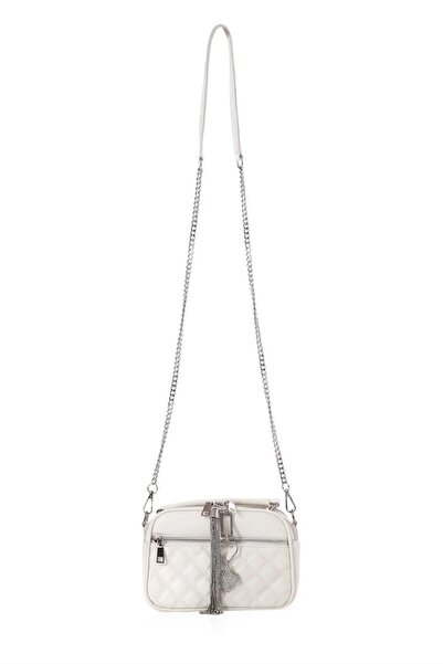 ELATAE Women's Shoulder Strap Crossbody Bag White 17082