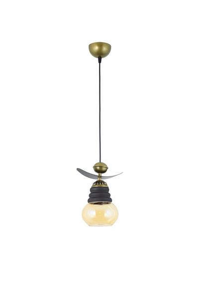 Lambadar Triple Modern Style Boat Model Metal Glass Pendant Lamp Chandelier