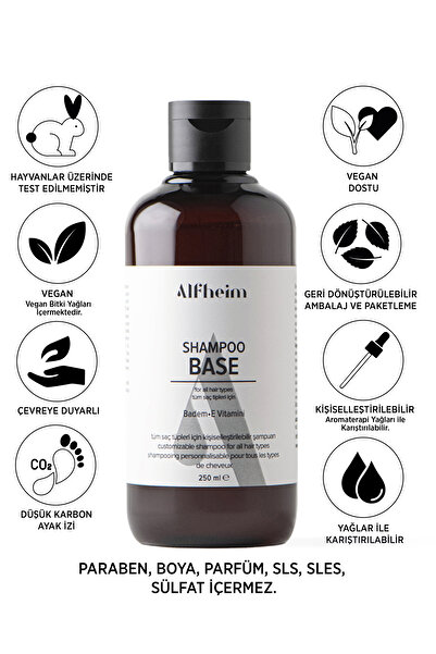 Alfheim Shampoo Base/ Uçucu Yağlar Ile Karıştırın/ Kokusuz Şampuan/ Yeni Saçl...