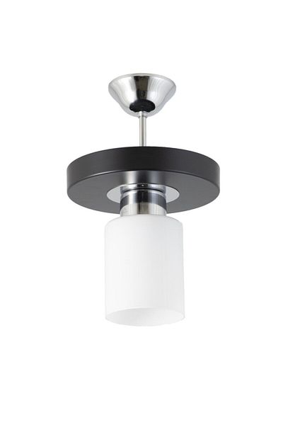 Lambadar Single Modern Sports Model Round Tray Black Chandelier