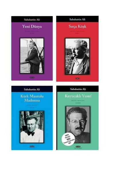 Yapı Kredi Yayınları Sabahattin Ali 4 Kitap Set Kürk Mantolu Madonna - Içimizdeki Şeytan - Kuyucaklı Yusuf - Sırça Köşk