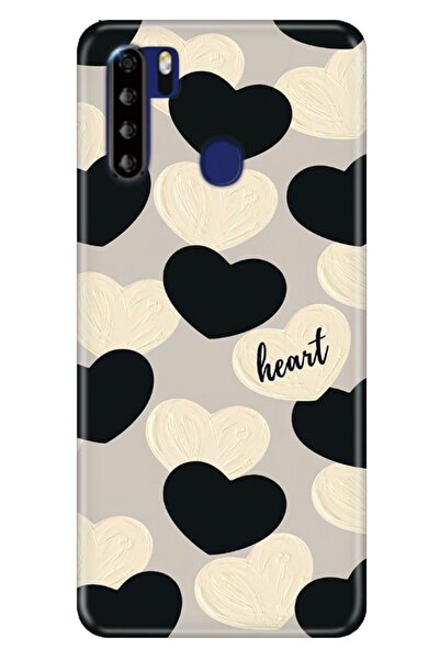 Reeder P13 Blue Max Kılıf Resimli Desenli Silikon Heart