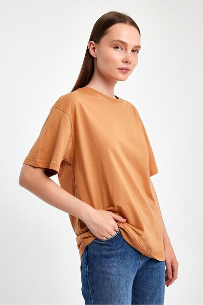 yakamor Γυναικείο μπλουζάκι oversized - Άνετο κοψίμα