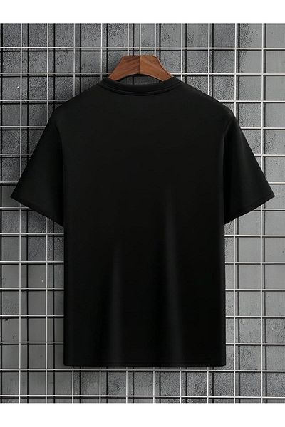 trendgar Unisex Μαύρο Oversize T-Shirt - LA Printed
