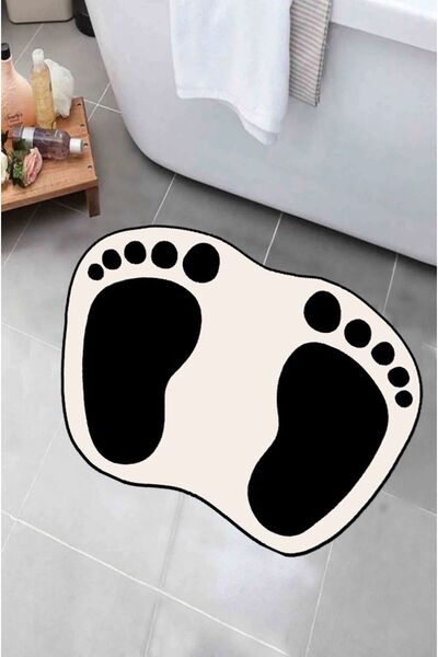 eco concept Ayak Izi Paspası, Banyo Paspası, Krem Paspas