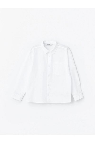 LC Waikiki LCW Kids Linen Blended Boy's Shirt