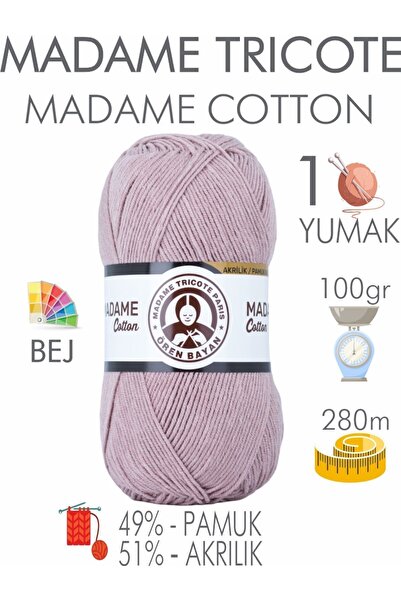 Ören Bayan Madame Cotton %49 Pamuk %51 Akrilik 1 Adet