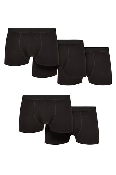 Urban Classics Herren Solid Organik Pamuklu Boxer Şort 5'li Paket