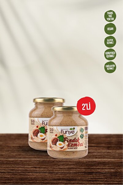 FUNYE Fındık Ezmesi - (300 GR) X 2 Adet