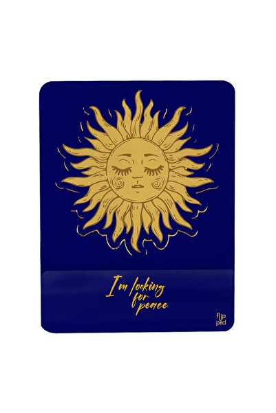 Flipped Blue Sun Bilek Destekli Mousepad