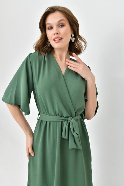 Secret Passion Lingerie Rochie midi cu mânecă liliac și cu centură Aerobin - Talie elastică 097