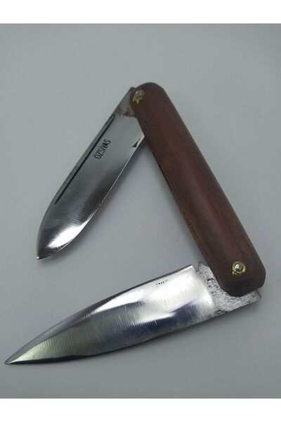 DİBA AVM Outdoor Çakı Kamp Bıçak Çakısı Mutfak Piknik Bıçağı Sivas Bıçağı Çift Ağızlı , Kapalı Uzunluk 13 Cm