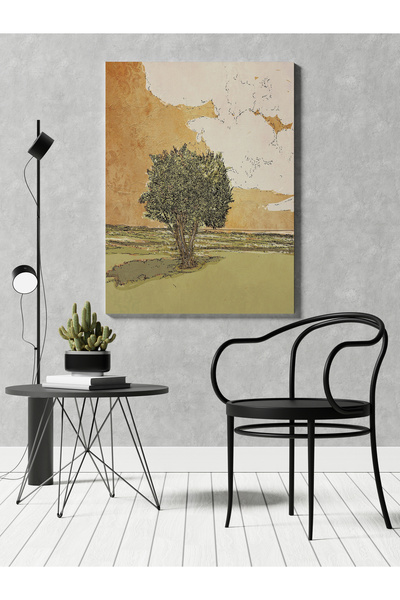 RUGSMODERN Kanvas Tablo Ağaç Temalı Doğa Desenli Modern Tablo