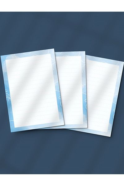 Grdall 3 قطع من لوحة مذكرة صغيرة مقاس A6 - لوحة ملاحظات، لوحة مذكرة، قائمة المهام، مخطط، قائمة المهام