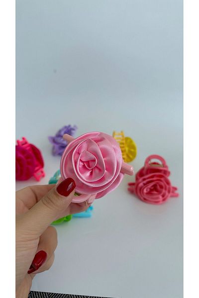 Âlâ Atelier Peg Flower Patterned Knob Buckle - Rose