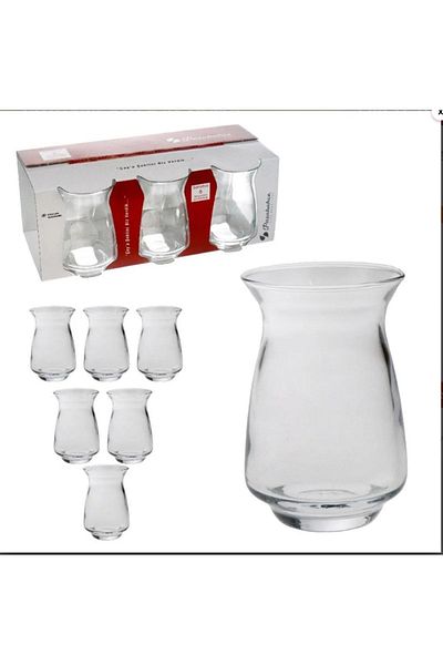 Paşabahçe Set of 6 Samatya Tea Cups 42691